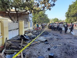 Lokasi Perusakan Massa Perguruan Silat di Situbondo Dijaga Polisi dan TNI