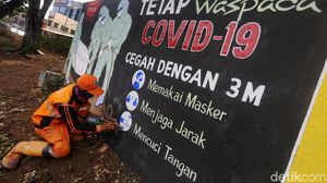 Mural Waspada COVID-19 Hiasi Bukit Duri