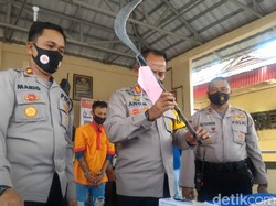 Sadis! Pria di Palembang Tewas Ditombak di Depan Anak