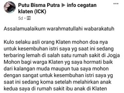 Curhatan Pria soal Istri Wafat Usai Melahirkan Didoakan Ribuan Netizen