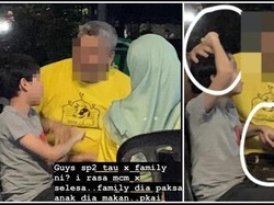 Miris! Orang Tua Ini Paksa Anaknya Makan dengan Tindak Kekerasan