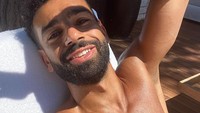 Bintang Liverpool, Mohamed Salah tampaknya asyik berjemur (Instagram)