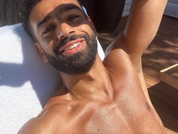 Bintang Liverpool, Mohamed Salah tampaknya asyik berjemur (Instagram)
