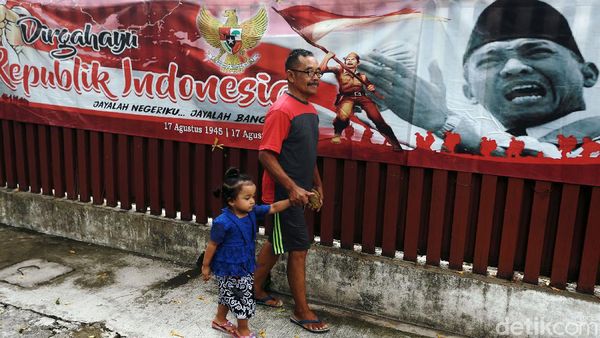 Foto Pernak-pernik Merah Putih Sambut HUT RI