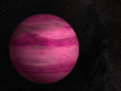 NASA Temukan Planet Gas Merah Muda yang Cantik