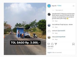 Ramai di Medsos, Portal Berbayar Jalan Tol Dago Bandung