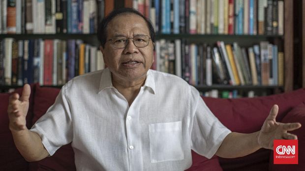 Mantan Menteri Koordinator Bidang Kemaritiman, Rizal Ramli. CNN Indonesia/Bisma Septalisma