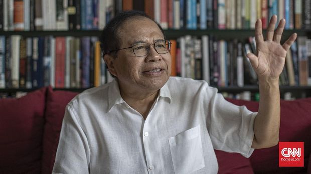 Mantan Menteri Koordinator Bidang Kemaritiman, Rizal Ramli. CNN Indonesia/Bisma Septalisma