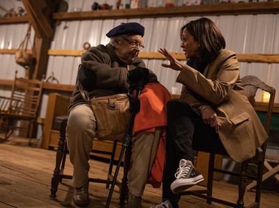 Foto: Diplomasi Sneakers Ala Kamala Harris, Sang Calon Wapres AS
