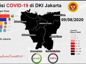 Jakarta Zona Hitam Hoax, Ini Fakta Warna Zonasi Corona di DKI dari Satgas COVID-19