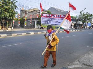 Sosialisasikan Hidup Bersih, Ujun Jalan Kaki Subang-Jakarta