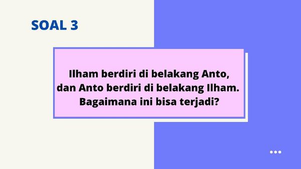 Jangan Dianggap Remeh, Teka-Teki Ini Menguji Ketelitian Kamu