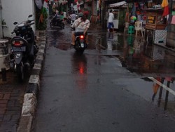 Banjir di Jalanan Bukit Duri Kini Sudah Surut