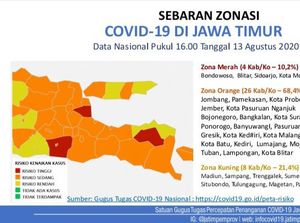 4 Daerah di Jatim Masih Zona Merah, Mana Saja dan Apa Penyebabnya