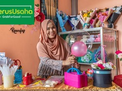 Repot Kirim Pesanan, Pengusaha Buket di Makassar Terbantu GrabExpress