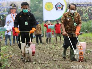 Mentan Sebut Bertani Sebagai Salah Satu Cara Terbebas dari COVID-19