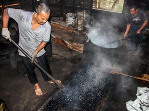 Potret Produksi Bubuk Kopi Tradisional