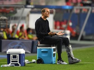 Kalau Tidak Pincang, Tuchel Lari 40 Meter Rayakan PSG ke Semifinal