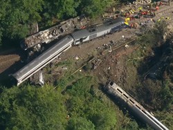 Video Kecelakaan Kereta Api di Skotlandia, Tiga Penumpang Tewas