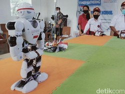 Begini Jalannya Upacara Kemerdekaan RI ke-75 Oleh Robot di Klaten