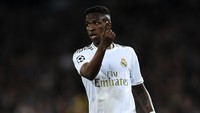 Gelandang serang kiri – Vinicius Jr (Real Madrid) €100m (Rp 1,55 triliun). Foto: (Getty Images/David Ramos)