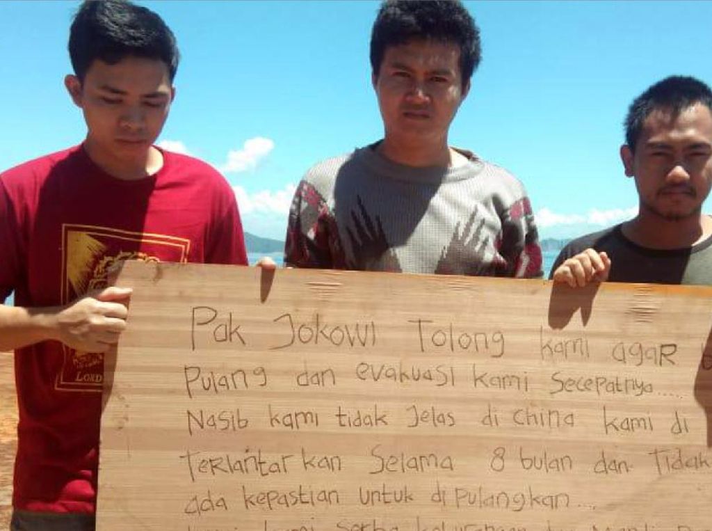 Terdampar di Kapal Asing, 3 Warga Jabar Minta Tolong Jokowi Terdampar di Kapal Asing, 3 Warga Jabar Minta Tolong Jokowi