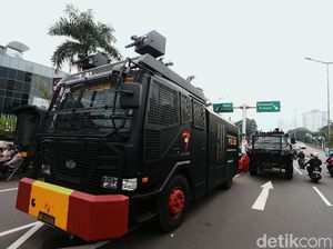 Polisi hingga Water Cannon Amankan Sidang Tahunan MPR