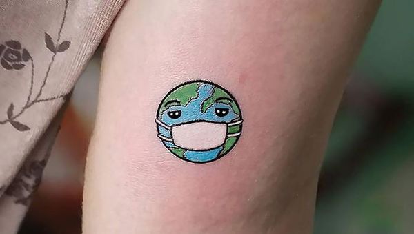 Kumpulan Tato Keren yang Menggambarkan Pandemi Corona