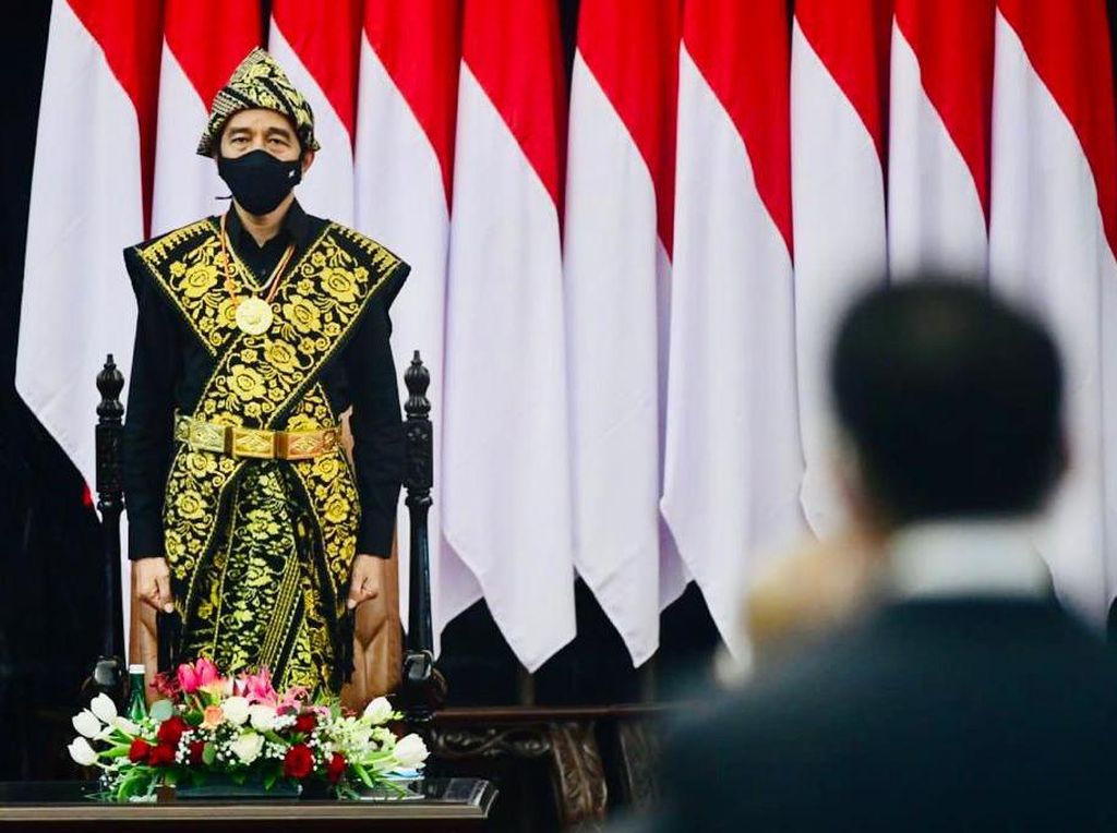Pidato Lengkap Jokowi di Sidang MPR-DPR-DPD: Saatnya Bajak Momentum Krisis