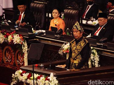 Jokowi Sampaikan Pidato Kenegaraan di Sidang Tahunan MPR