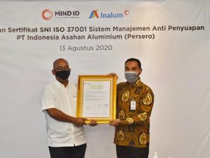 Terapkan Sistem Antisuap, MIND ID Peroleh Sertifikasi SNI ISO 37001