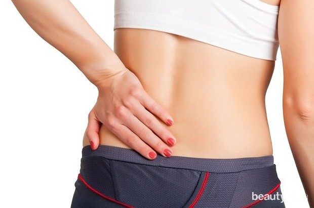 Area sekitar pinggang terasa nyeri