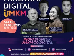 Putri Tanjung dan Menkop Teten Masduki Berburu Pahlawan Digital