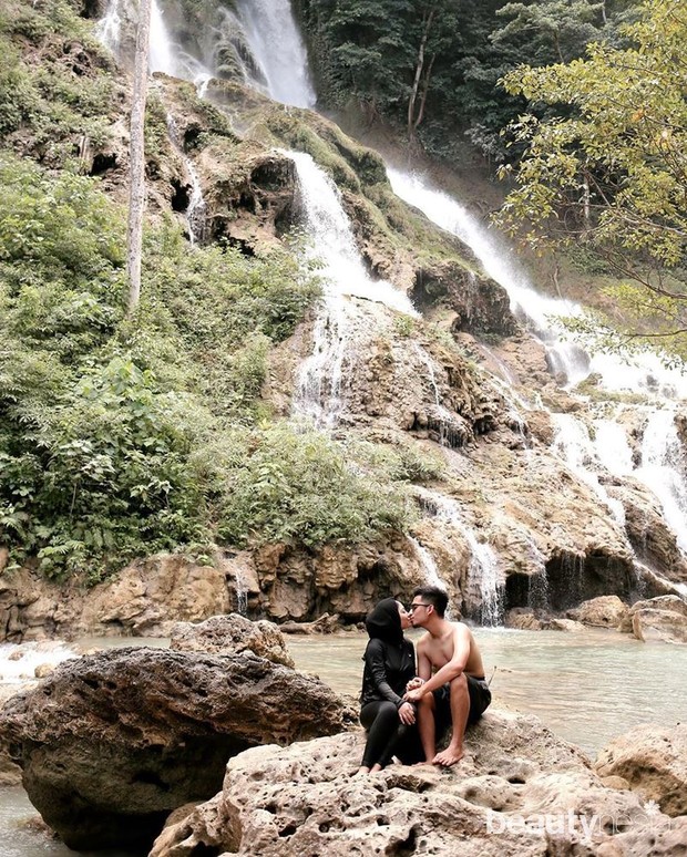 Rachel Vennya Liburan di Nihi Sumba/instagram.com/rachelvennya/ Air terjun Lapopu, Nihi Sumba, Rachel Vennya dan Okin