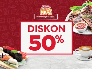 Ini Daftar Resto Diskon 50% Makan Pakai Kartu Kredit Bank Mega