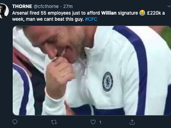 Willian ke Arsenal