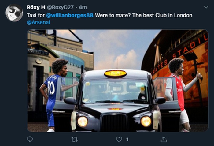 Willian ke Arsenal