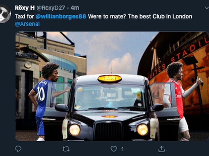 Willian ke Arsenal