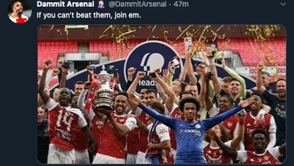 Foto: Willian ke Arsenal, Netizen Julid