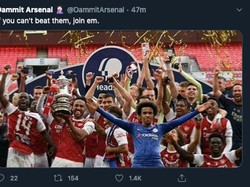 Chelsea dikalahkan Arsenal di final Piala FA. Kini Willian pindah dari Chelsea ke Arsenal. (Foto: internet/Twitter)