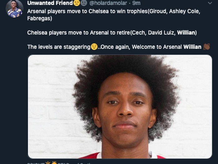 Willian ke Arsenal