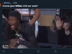 Perkara kabar gaji tinggi Willian pun disindir. (Foto: internet/Twitter)