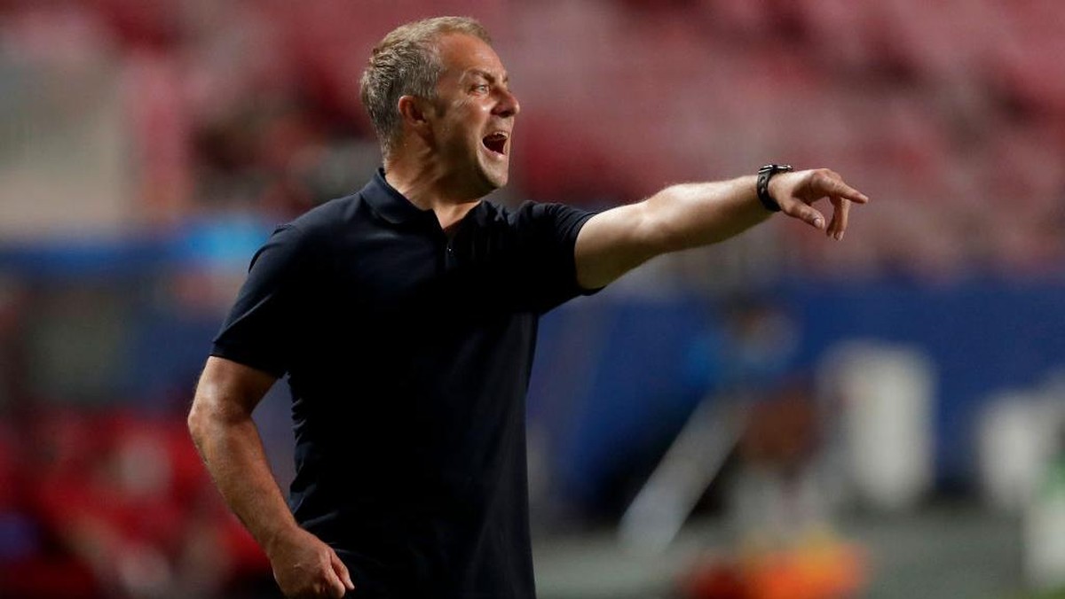Hansi Flick Pelatih Terbaik UEFA 2019/2020. (Foto: Getty Images/Pool)