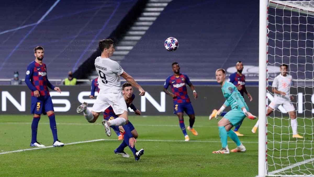 Bayern Munich mempermalukan Barcelona dengan skor telak 8-2. (Foto: Getty Images/Pool)