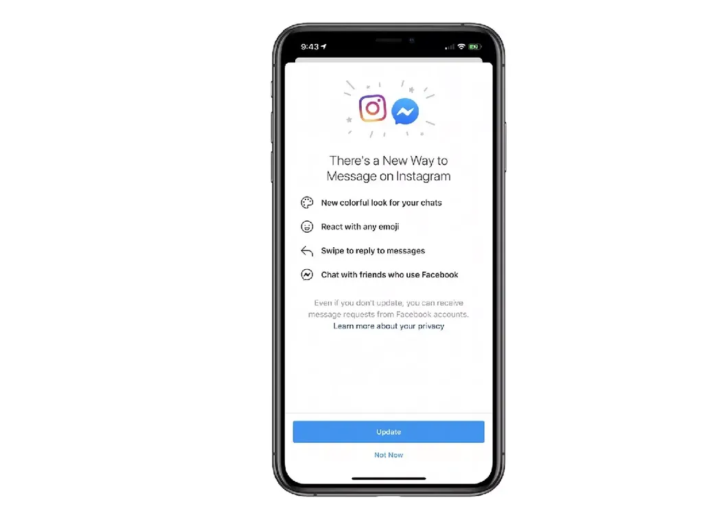 Facebook Mulai Gabungkan Chat Instagram dan Messenger
