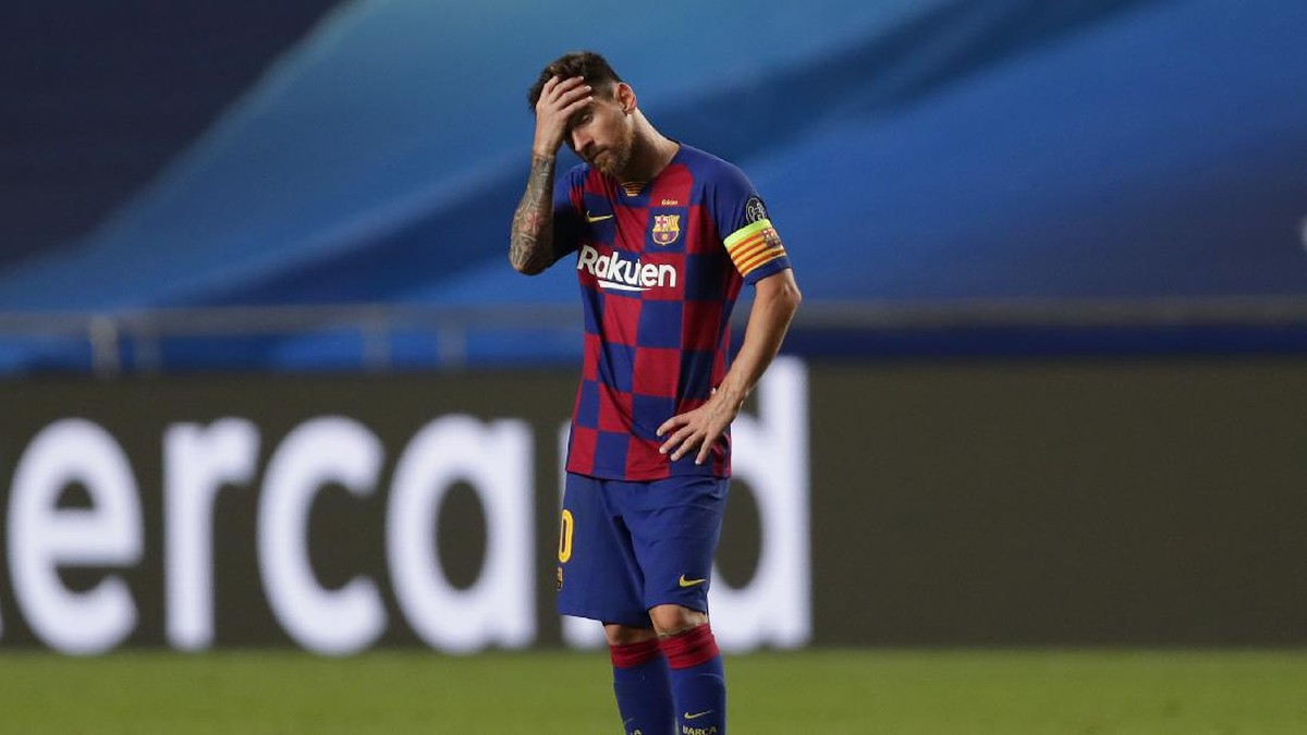 Barcelona dihajar Bayern 2-8 di perempatfinal Liga Champions. (Foto: Getty Images/Pool)
