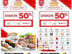 Promo Kartu Kredit Bank Mega, Bayar Makan Cuma Separuh Harga