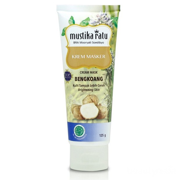 Mustika Ratu Masker/shoope.co.id Masker ini membantu mencerahkan wajah agar tampak putih berseri