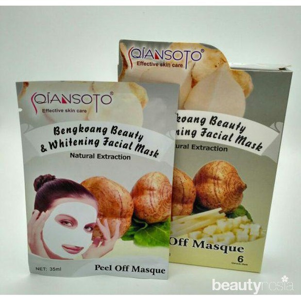 Qiansoto Bengkoang/shoope.co.id Kandungan bahan alami di dalamnya juga mampu menyamarkan noda hitam,