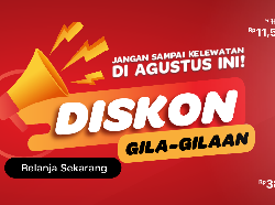 Sambut HUT RI, e-Catalogue Transmart Banjir Promo Gila-gilaan